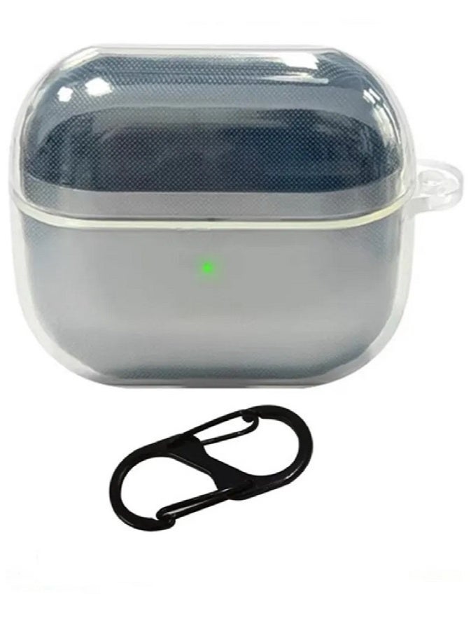 جراب Samsung Galaxy Buds 3 Pro / جراب Buds 3 سيليكون مع حلقة تثبيت - Image 3